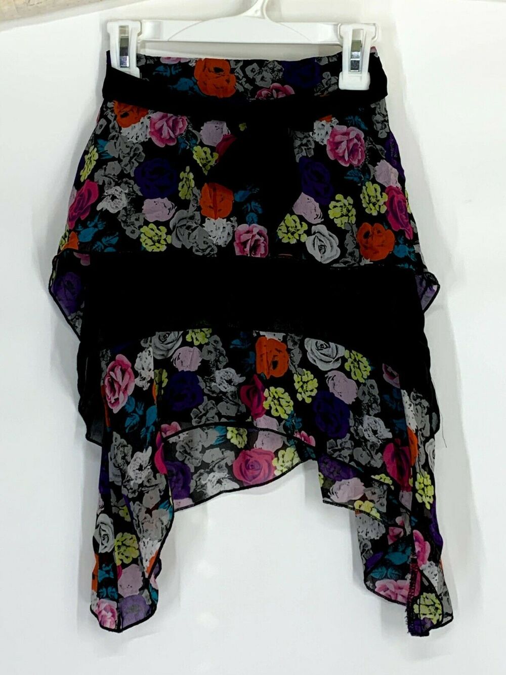 Disney D-Signed Asymmetrical Floral High Low Skirt